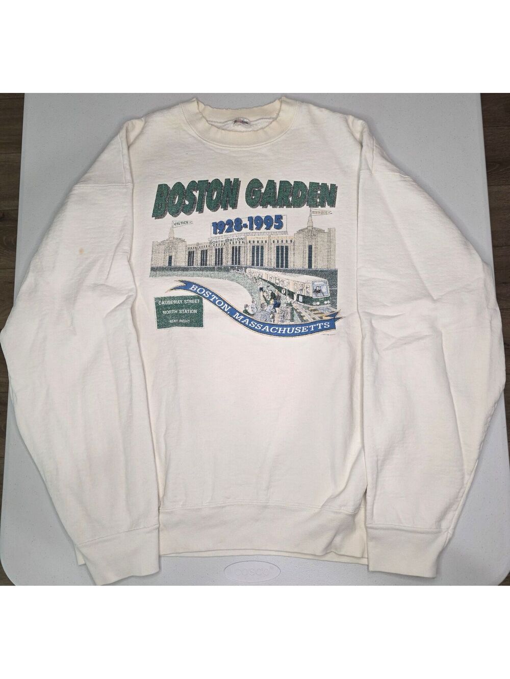 1995 NHL Boston Garden Bruins/Celtics Crewneck